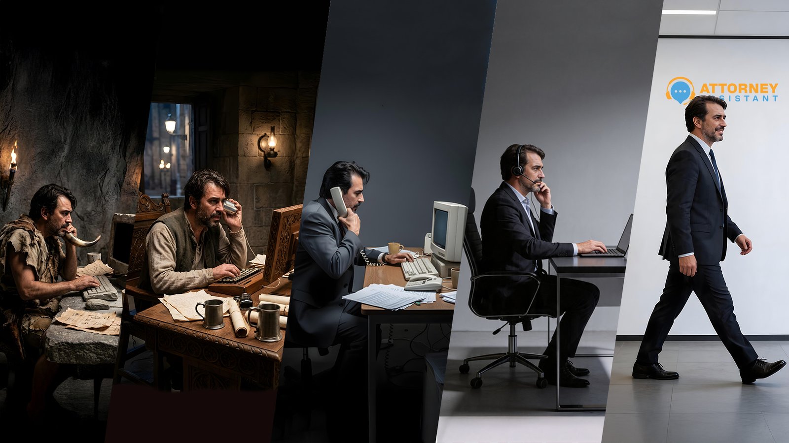 Evolution of Staffing - march of progress from cavemen to AI